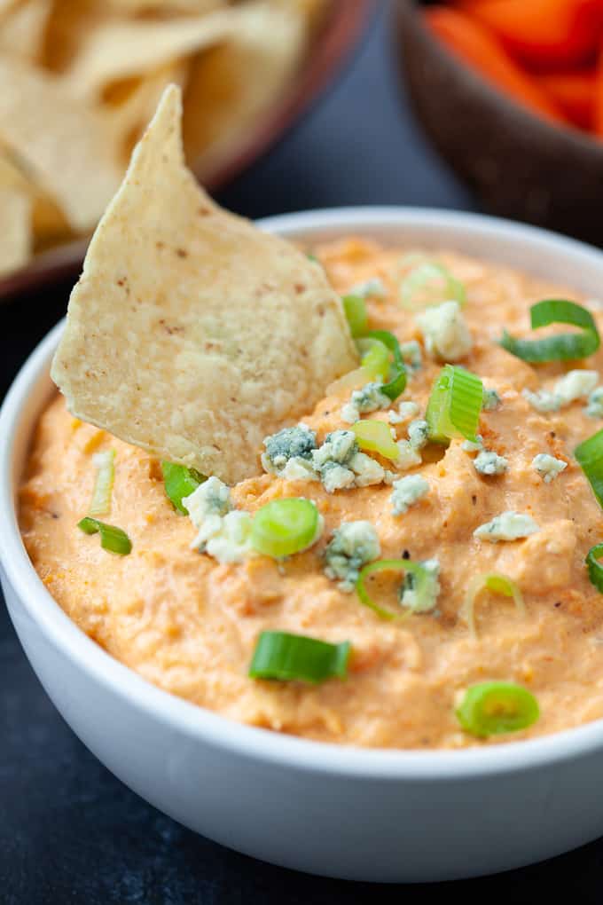 Cheesy Cauliflower Buffalo Dip