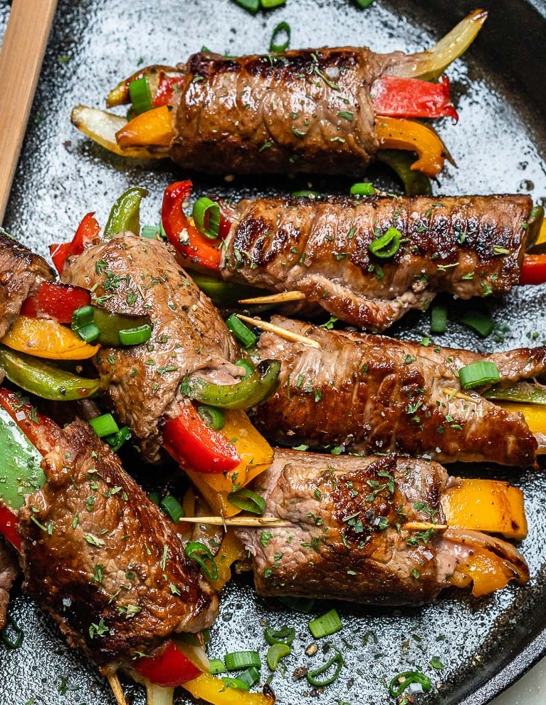 Steak Fajita Roll-Ups