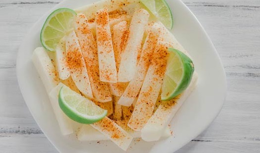Chilli lime jicama fries