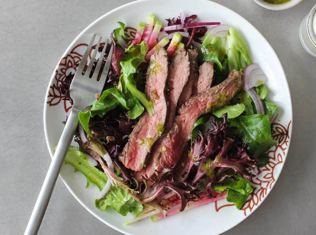 Grilled Flank Steak Salad BioIntelligent Wellness