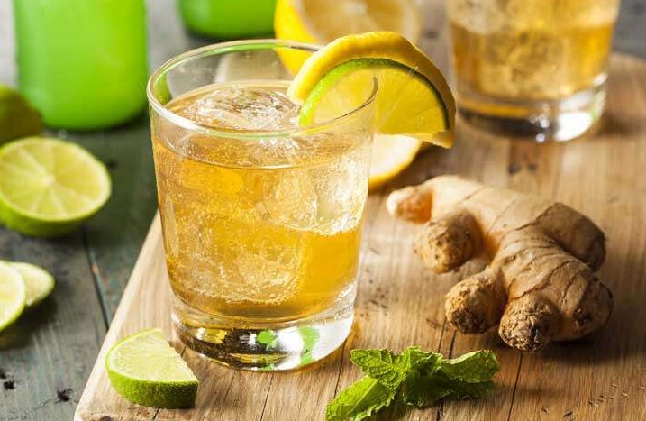Ginger Green Tea Mocktail
