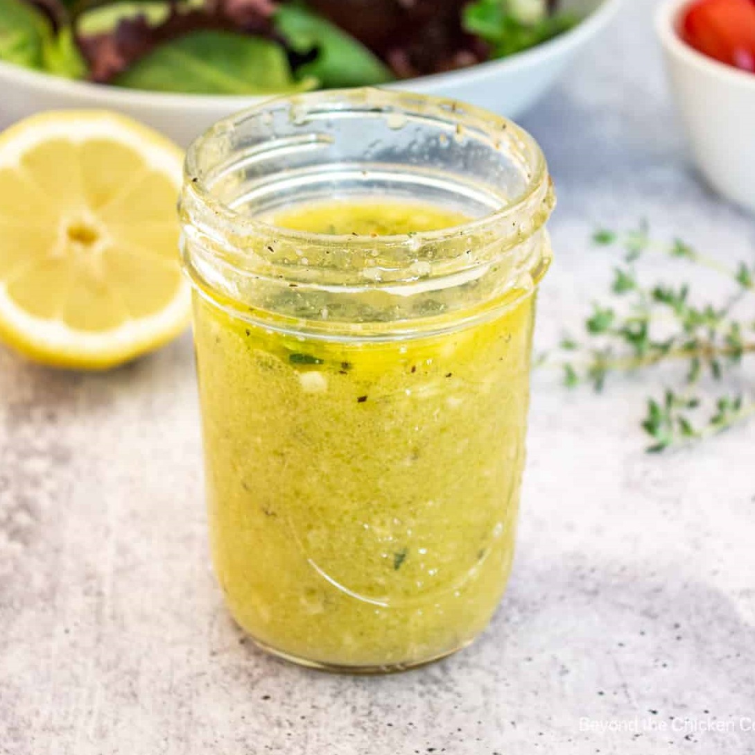 Lemon Garlic Salad Dressing - BioIntelligent Wellness