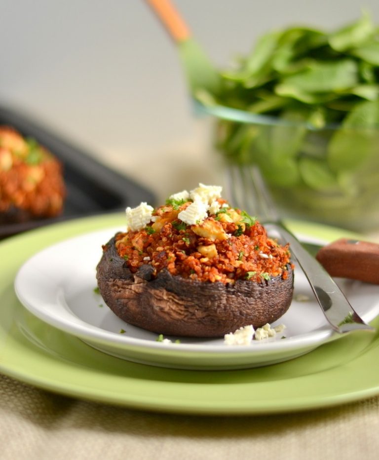 Grilled Stuffed Portobello Mushrooms BioIntelligent Wellness