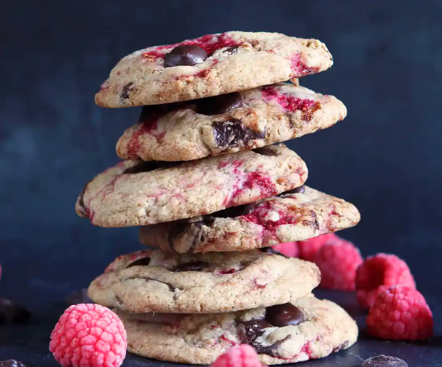 Raspberry Chocolate Chunk Cookies - BioIntelligent Wellness