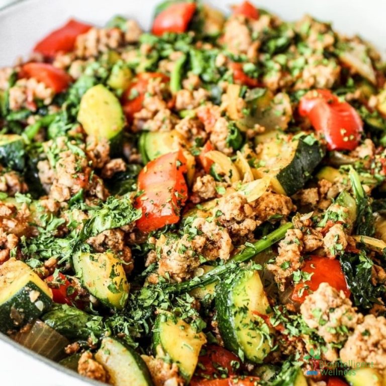 Ground Turkey Vegetable Skillet Biointelligent Wellness