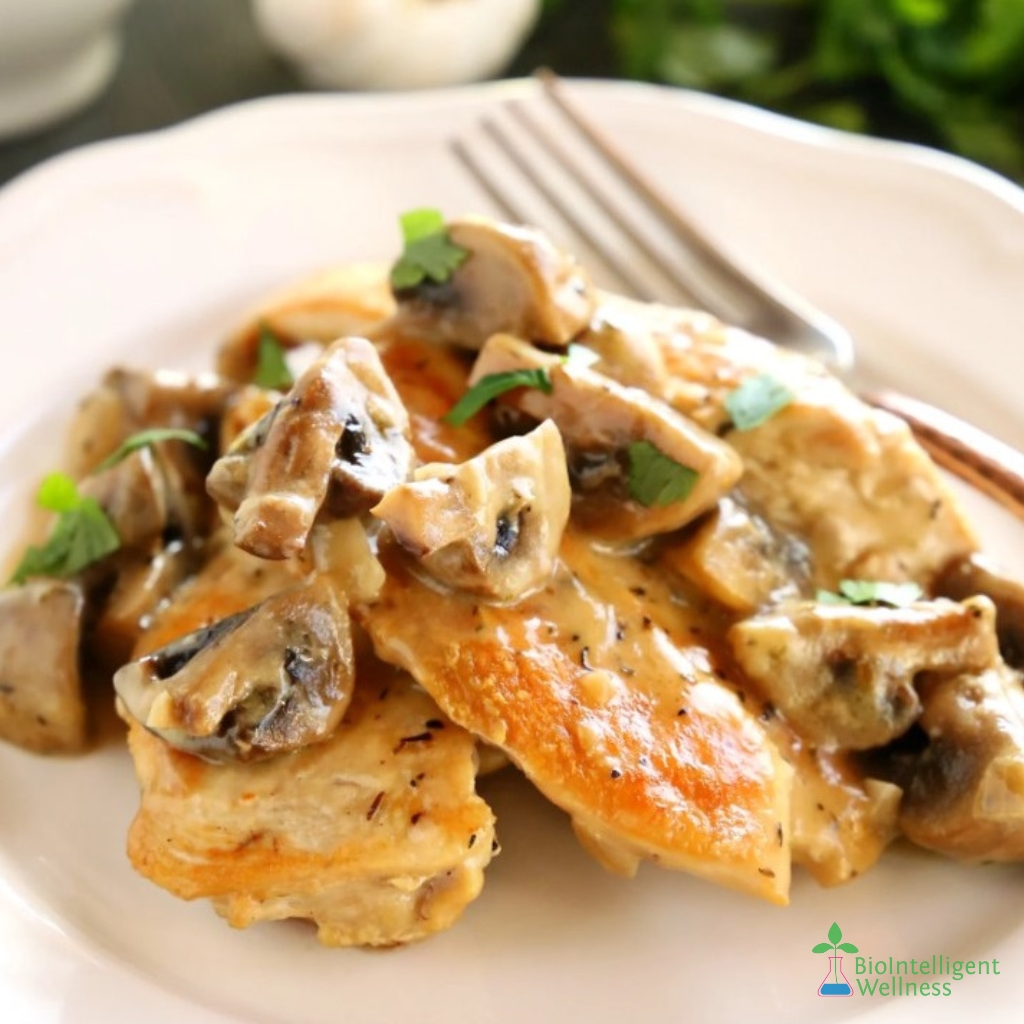 One Pan Chicken And Mushroom Recipe