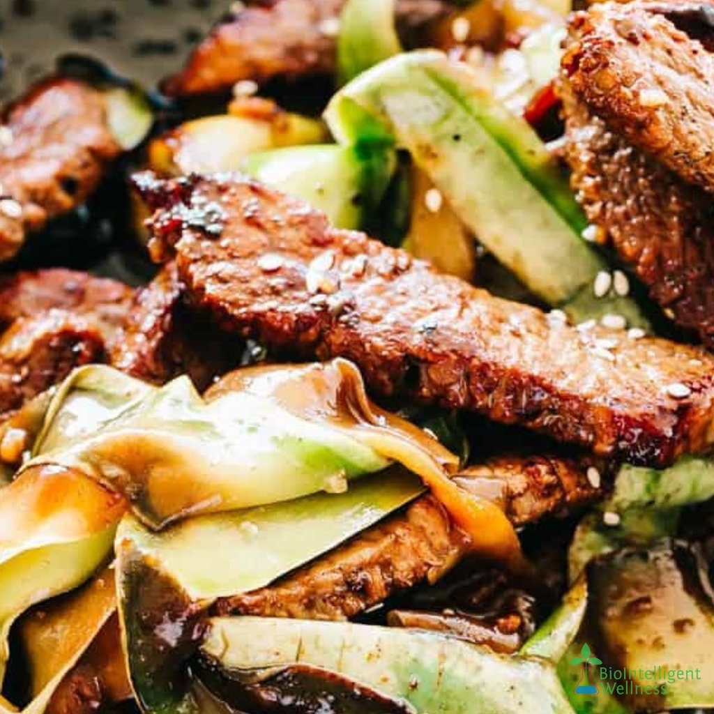 Steak & Zucchini Stir Fry - BioIntelligent Wellness