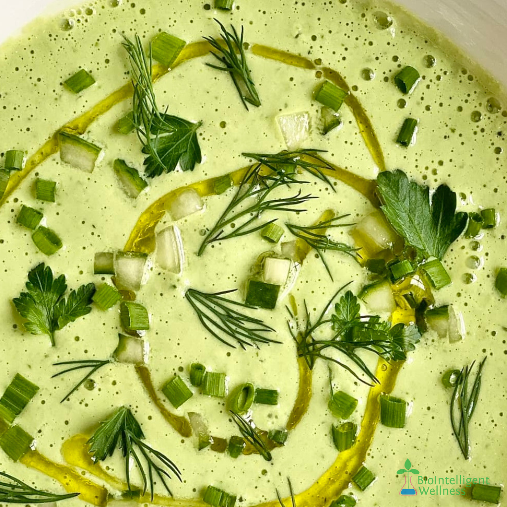 Vegan Cucumber Soup - BioIntelligent Wellness