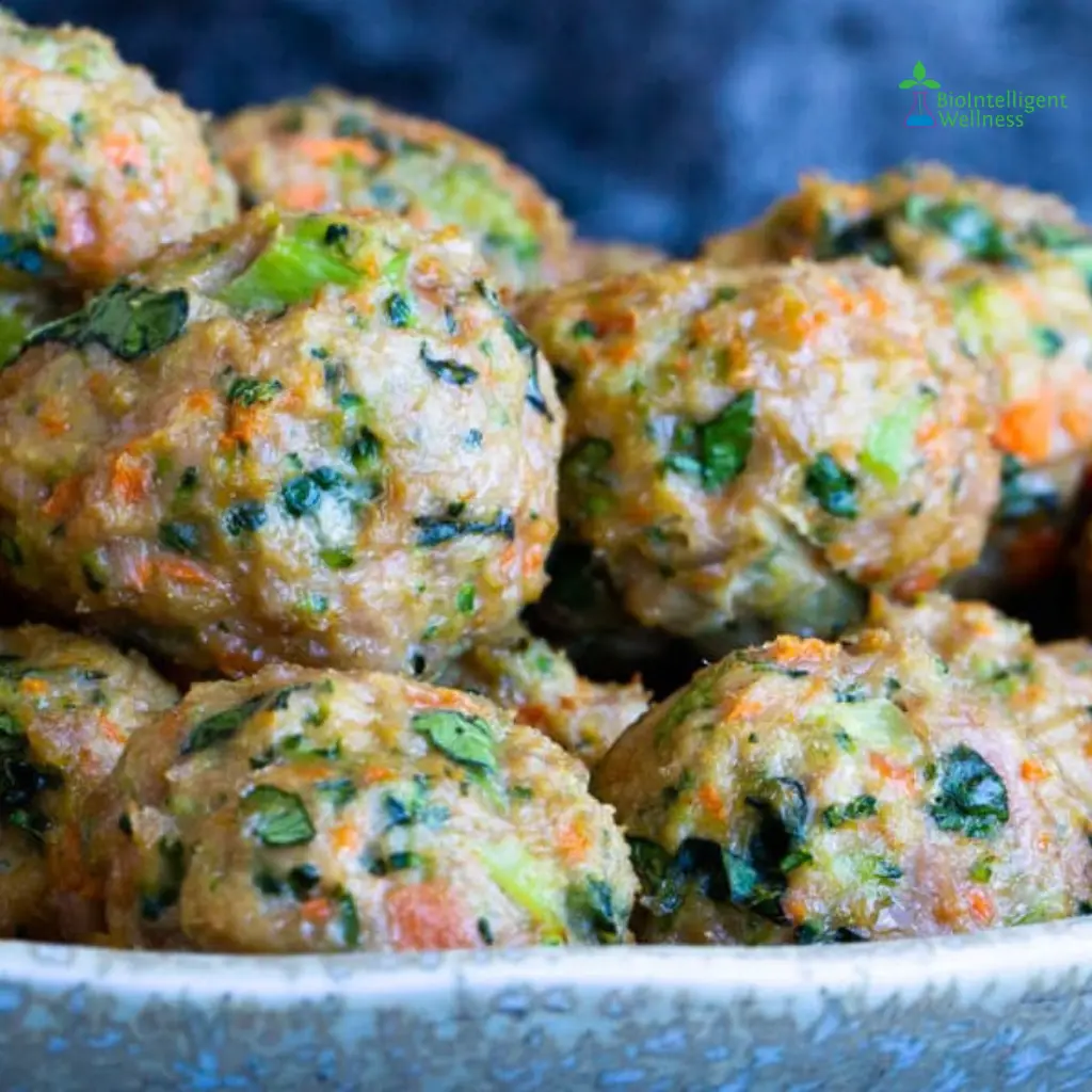 Veggie Loaded Meatballs - BioIntelligent Wellness