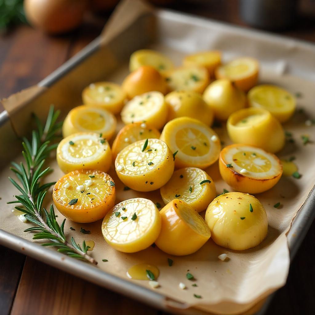 Garlic Roasted Turnips