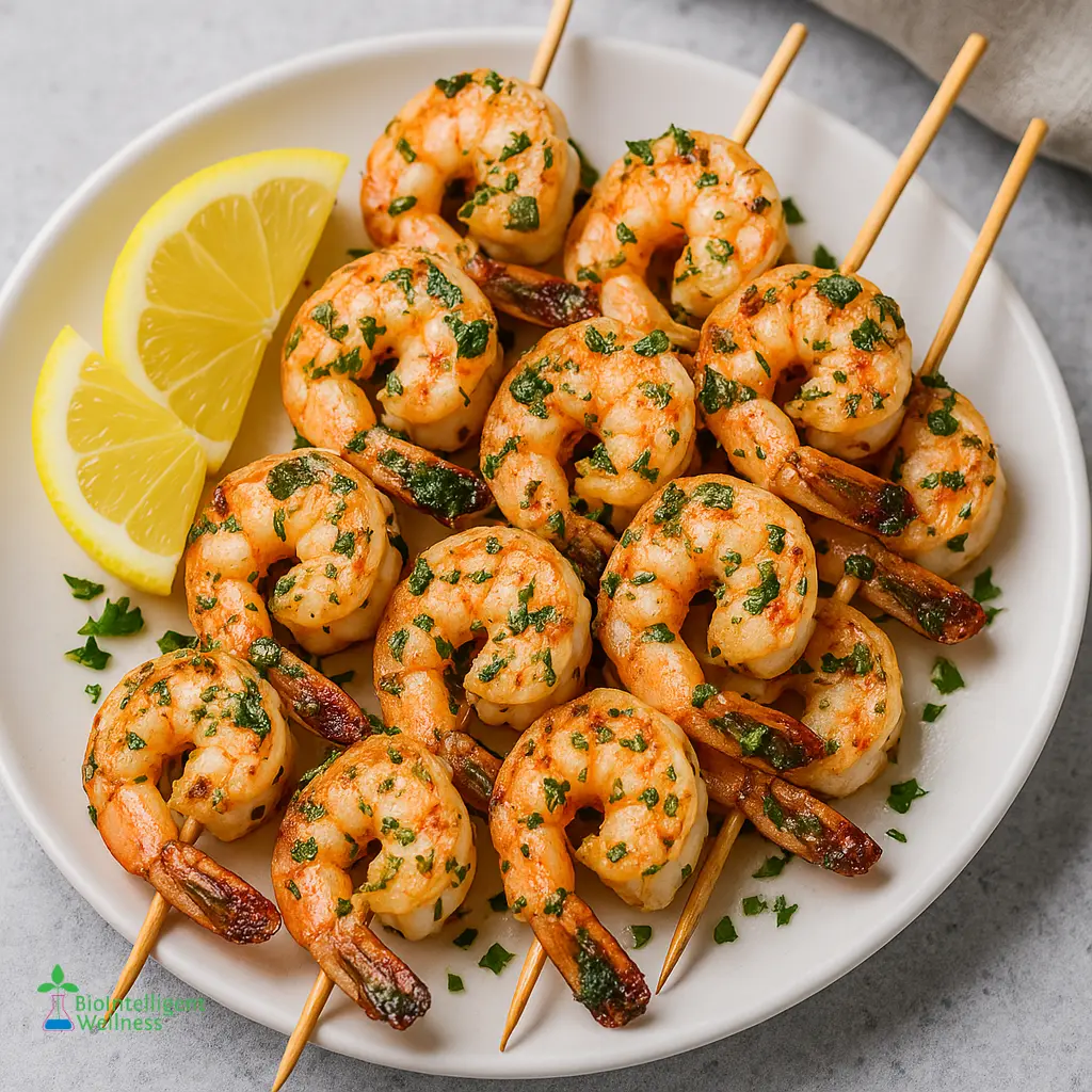 Mediterranean Grilled Shrimp Kabobs