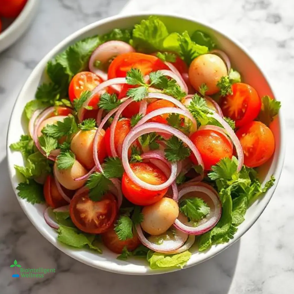 Tomato and Hearts of Palm Salad