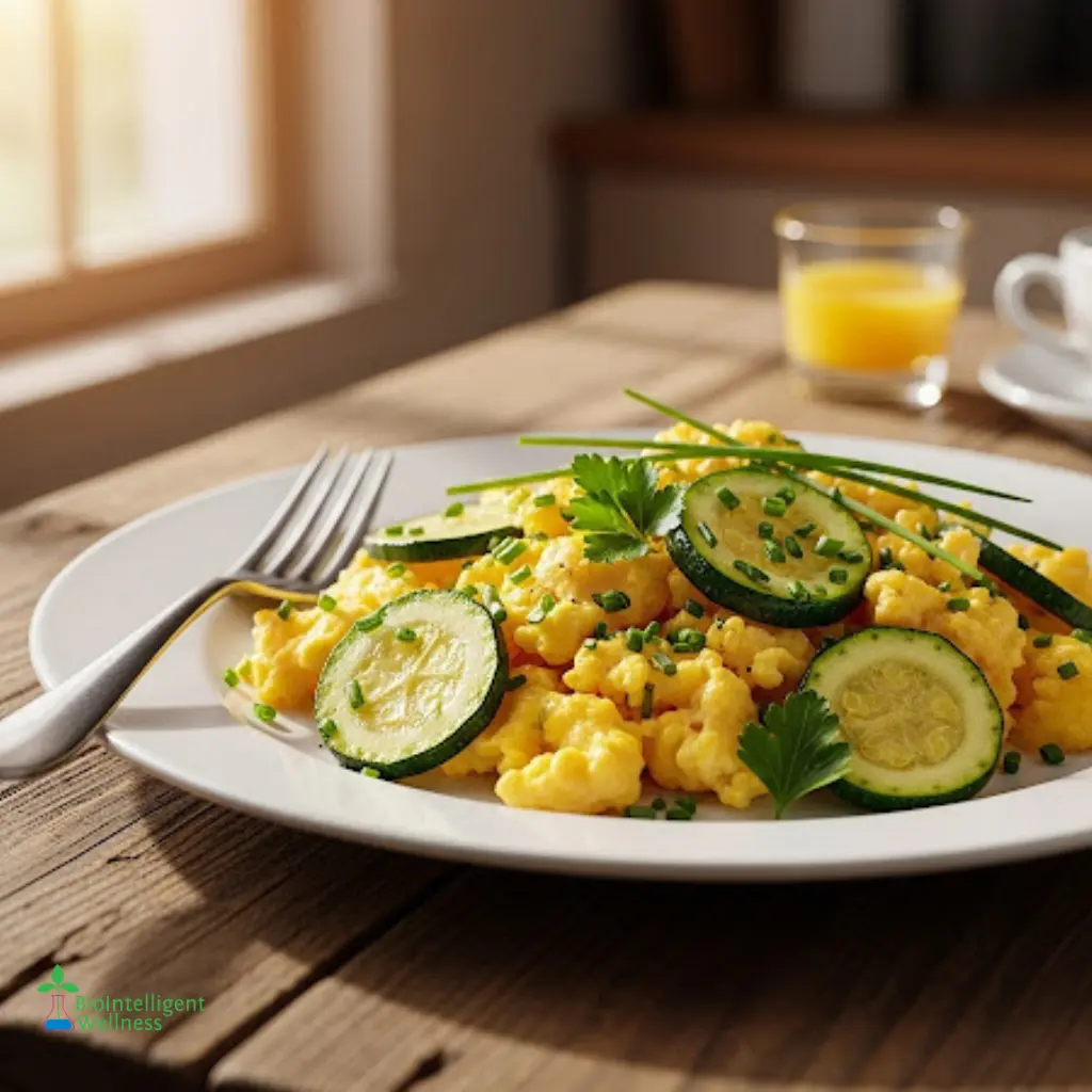 Zucchini and Egg Scramble