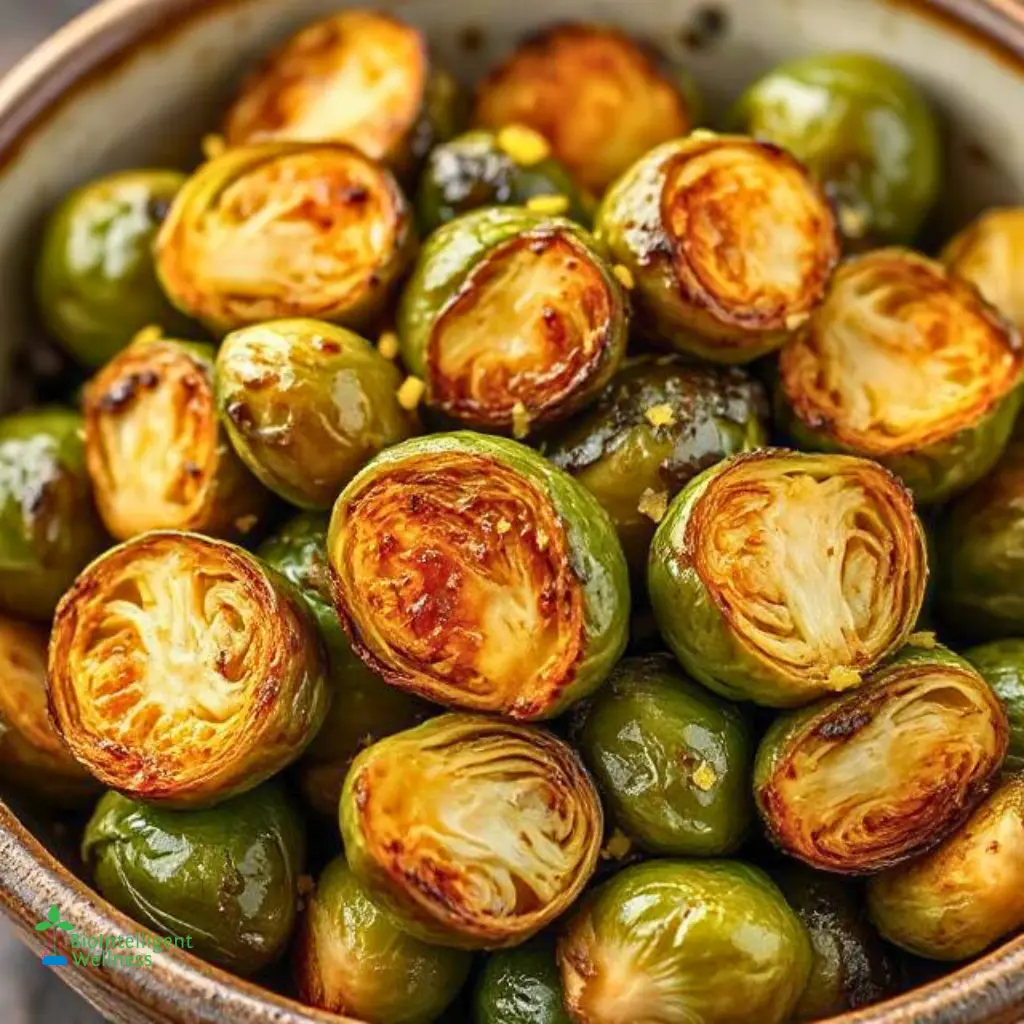 Balsamic and Mustard Brussels Sprouts