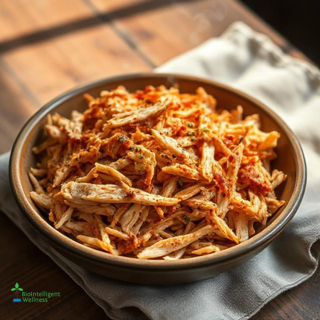Spiced Shredded Chicken
