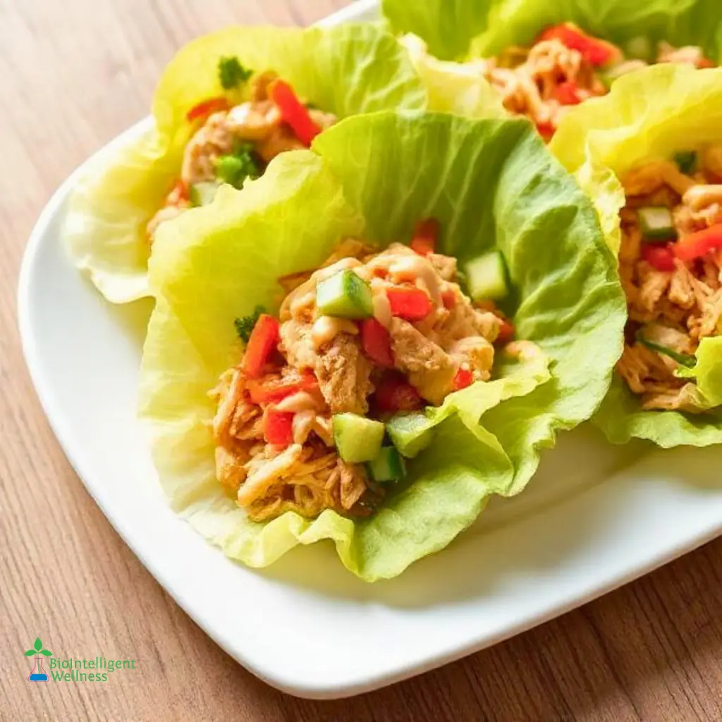 Thai Chicken Lettuce Wraps
