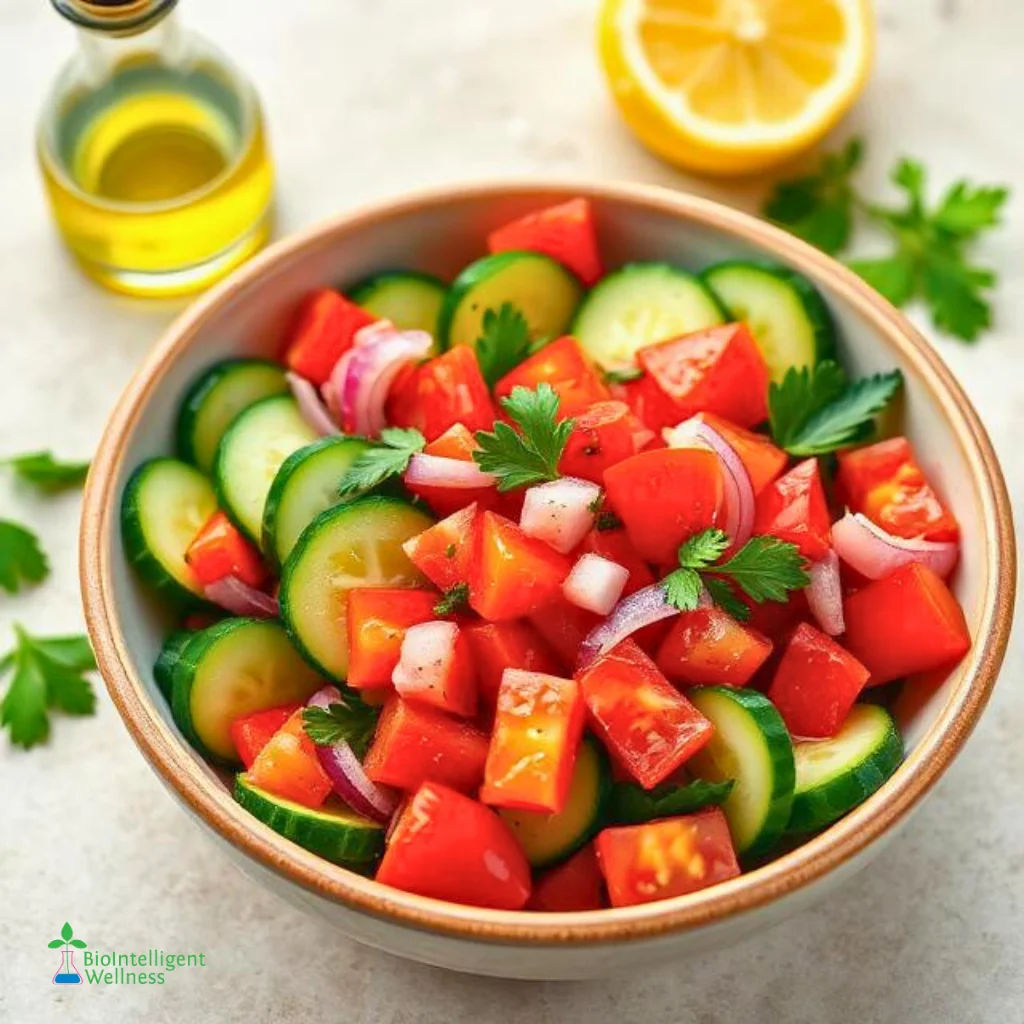Mediterranean Cucumber Salad