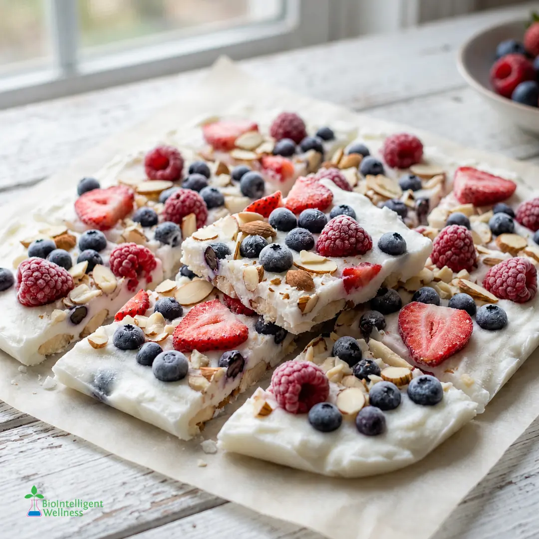 Frozen Berry Protein Bark