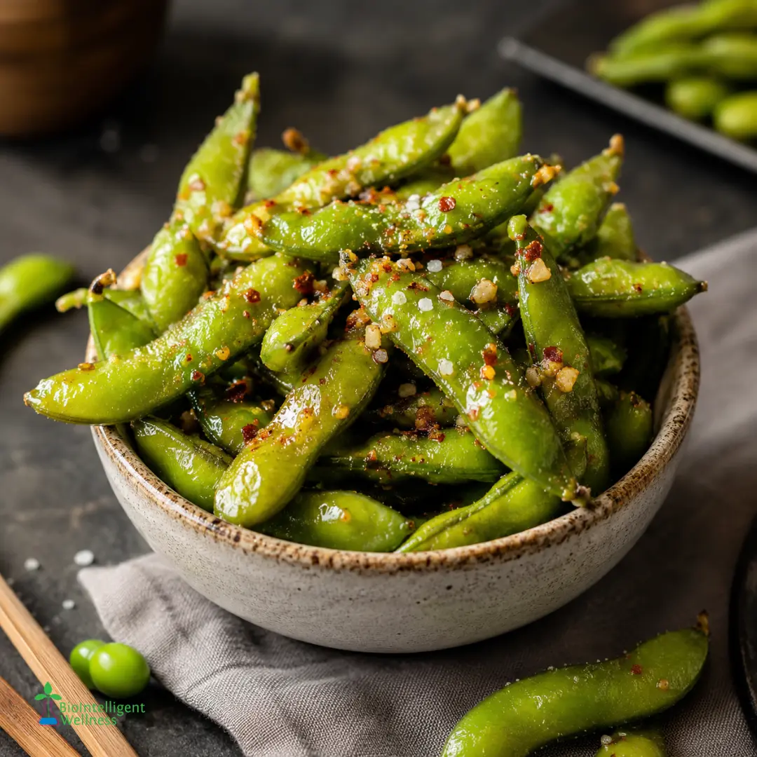 Garlic Edamame