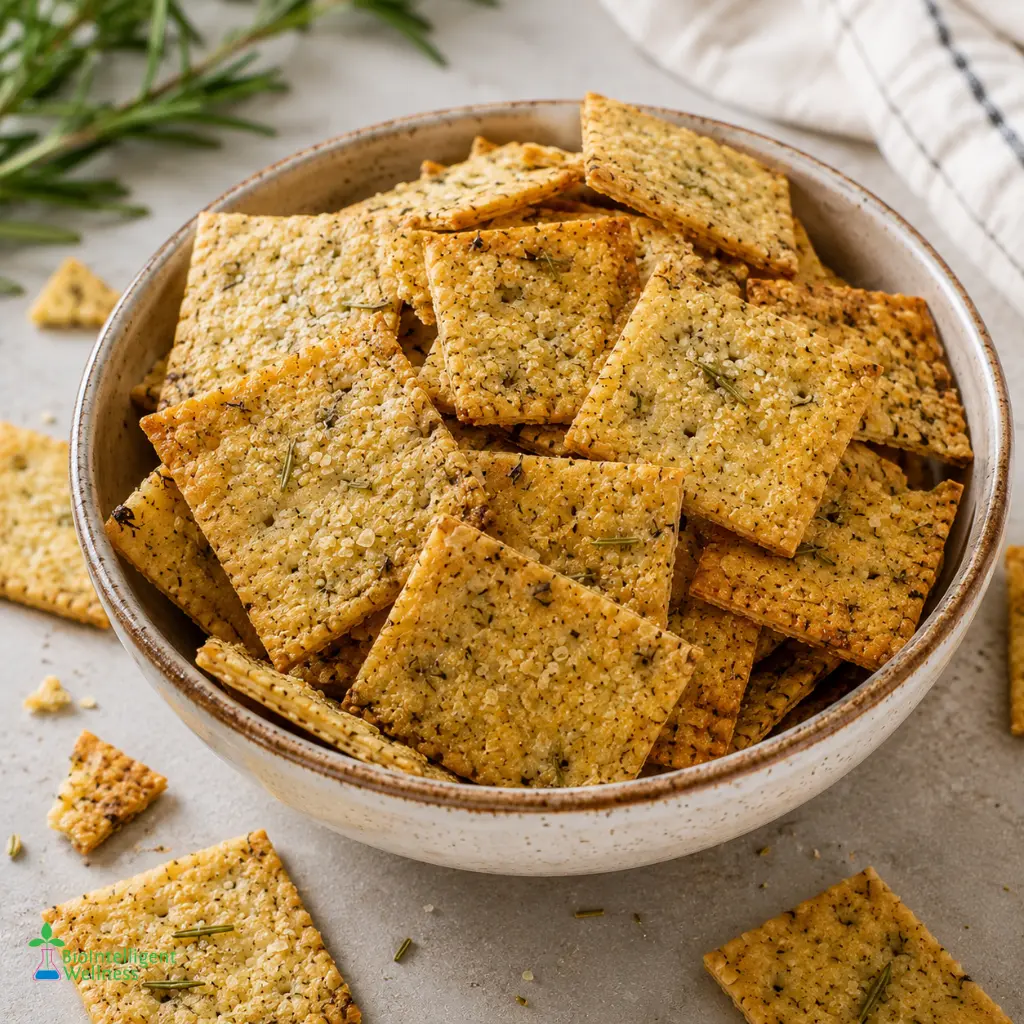 Parmesan Herb Crackers
