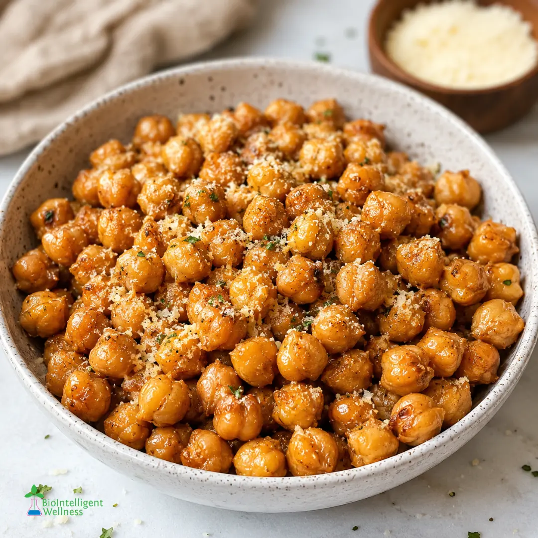Parmesan Roasted Chickpeas