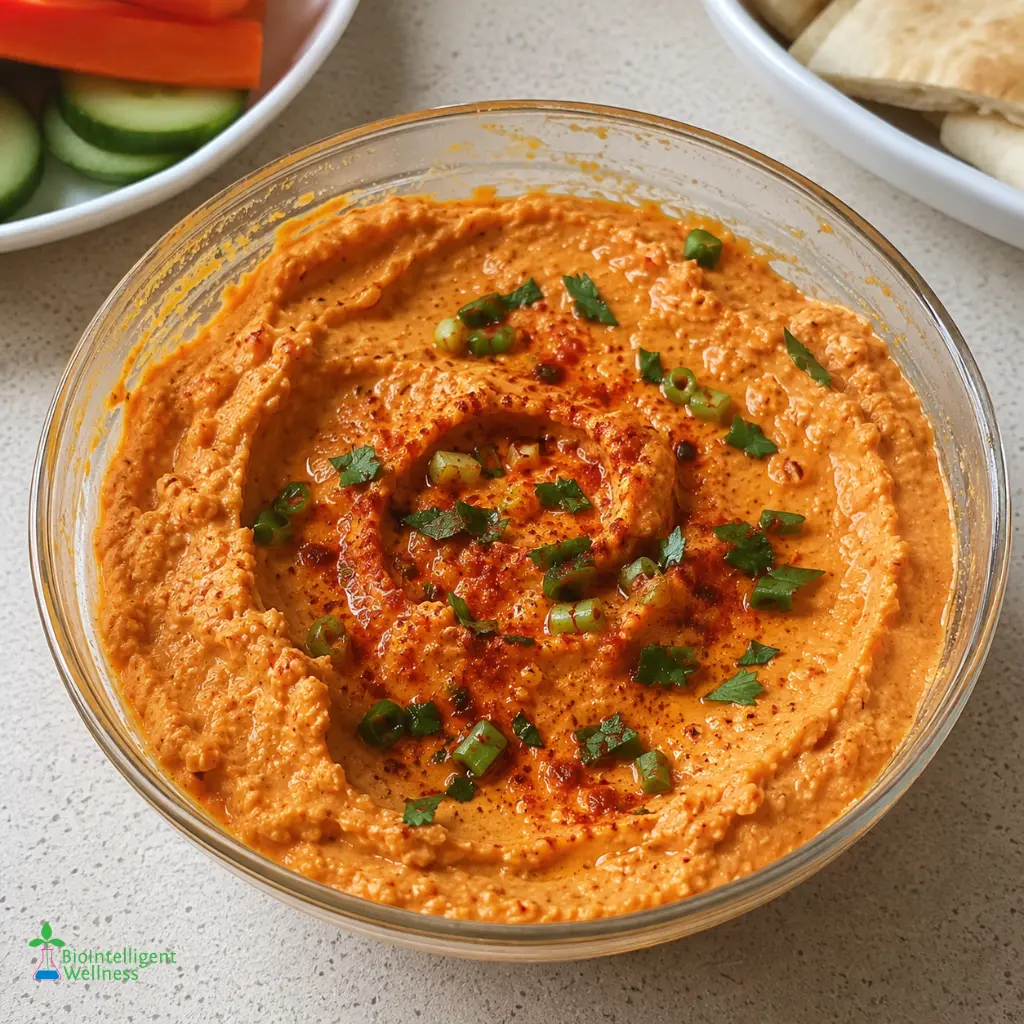 Roasted Red Pepper Tahini Dip