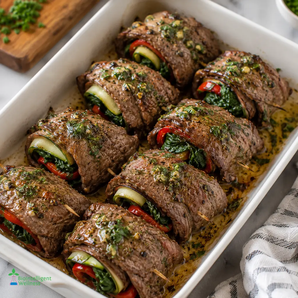 Steak & Vegetable Roll-Ups