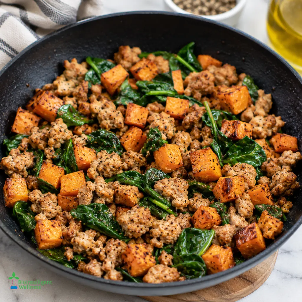 Turkey & Sweet Potato Hash