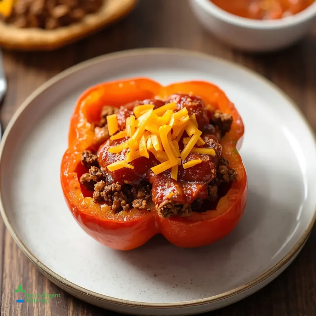 Turkey Taco Stuffed Pepper