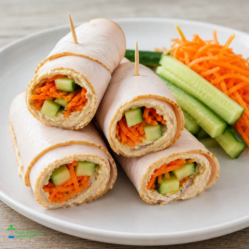 Turkey & Veggie Roll-Ups