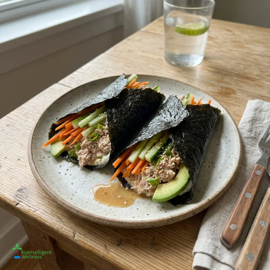 Asian Tuna Nori Wraps