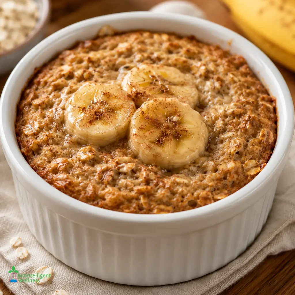 Banana Bread Baked Oatmeal