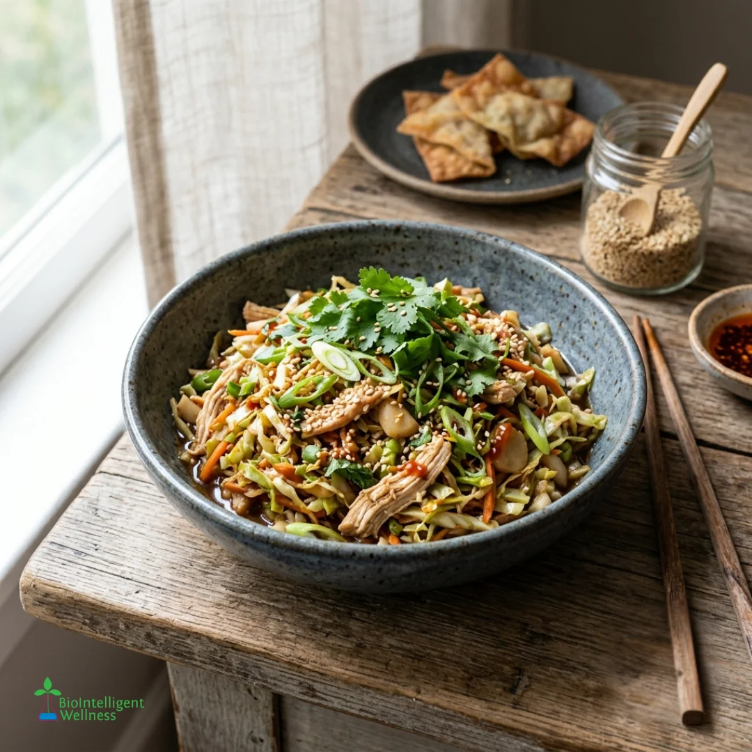 Chicken Egg Roll in a Bowl