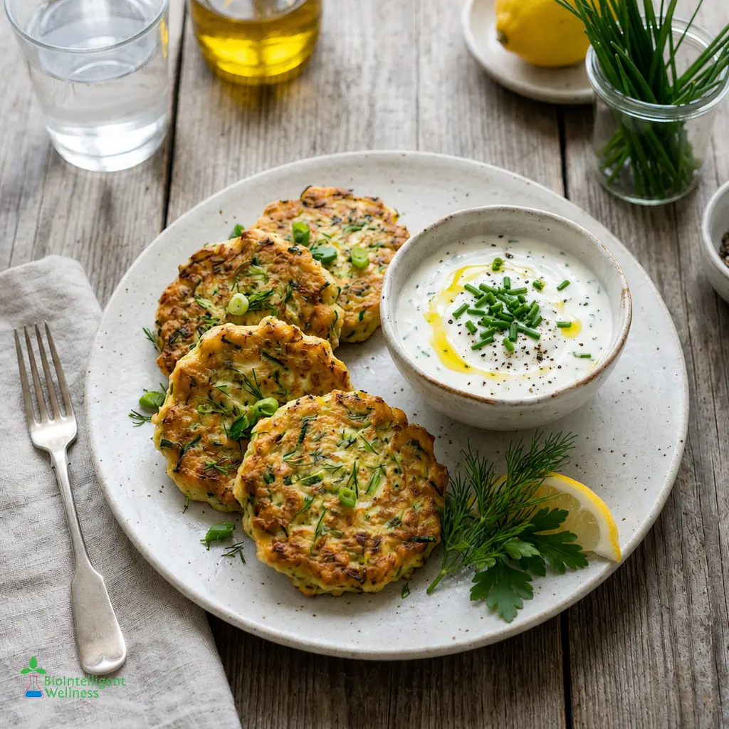 Chicken and Zucchini Fritters