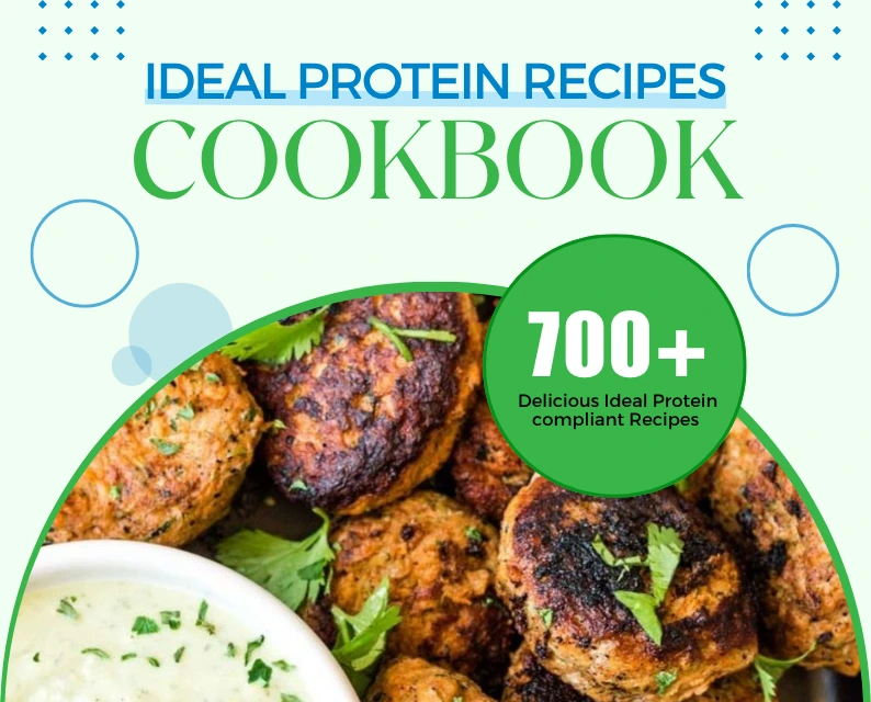 Ideal Protein recipe cookbooks featuring more than 700 recipes
