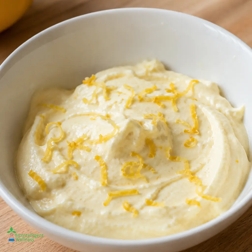 Lemon Cheesecake Protein Mousse