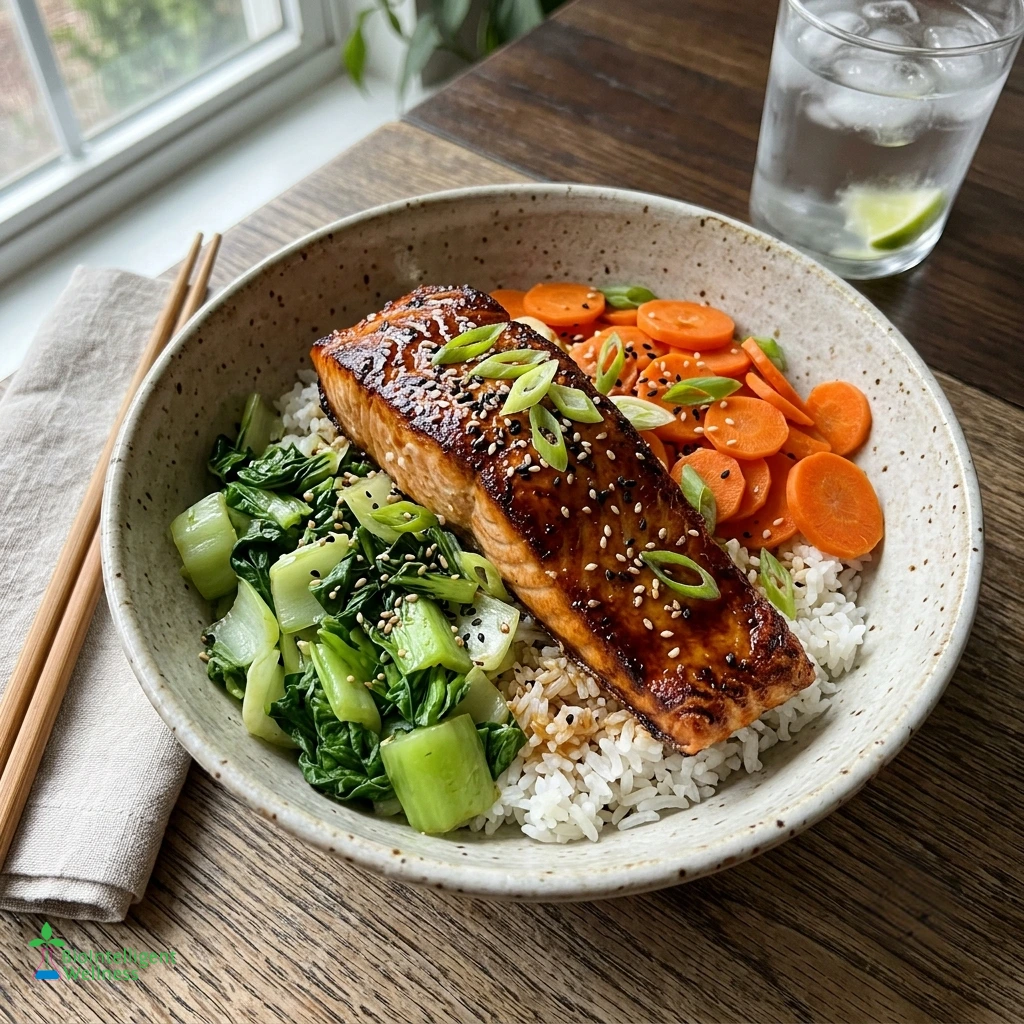 Miso Ginger Salmon Bowl