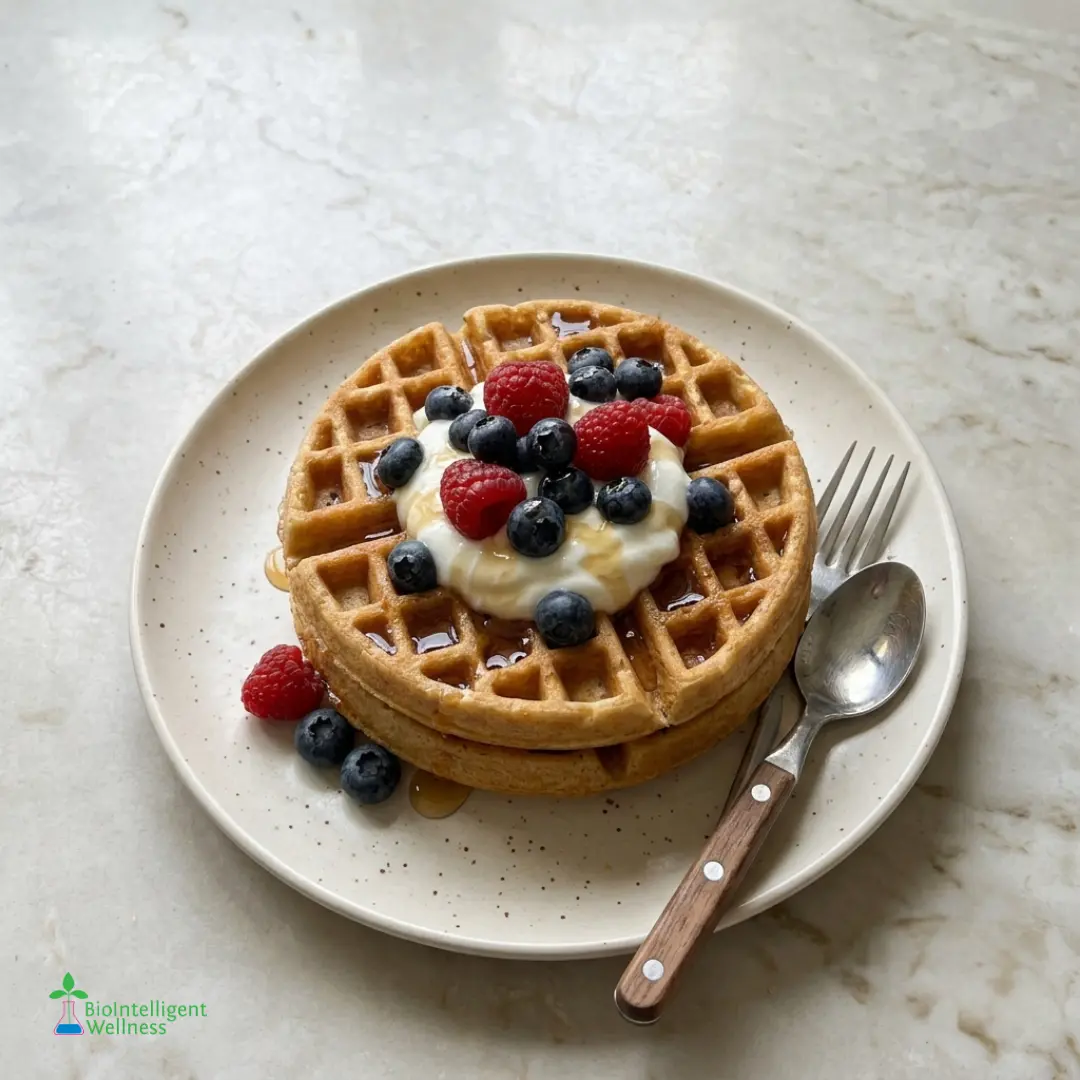 Protein Berry Waffles