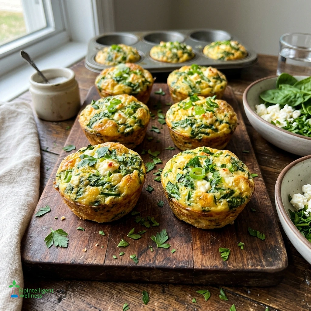 Spinach & Feta Egg Muffin Cups