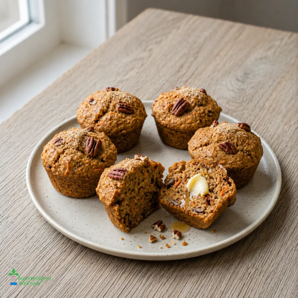 Vanilla Carrot Muffins