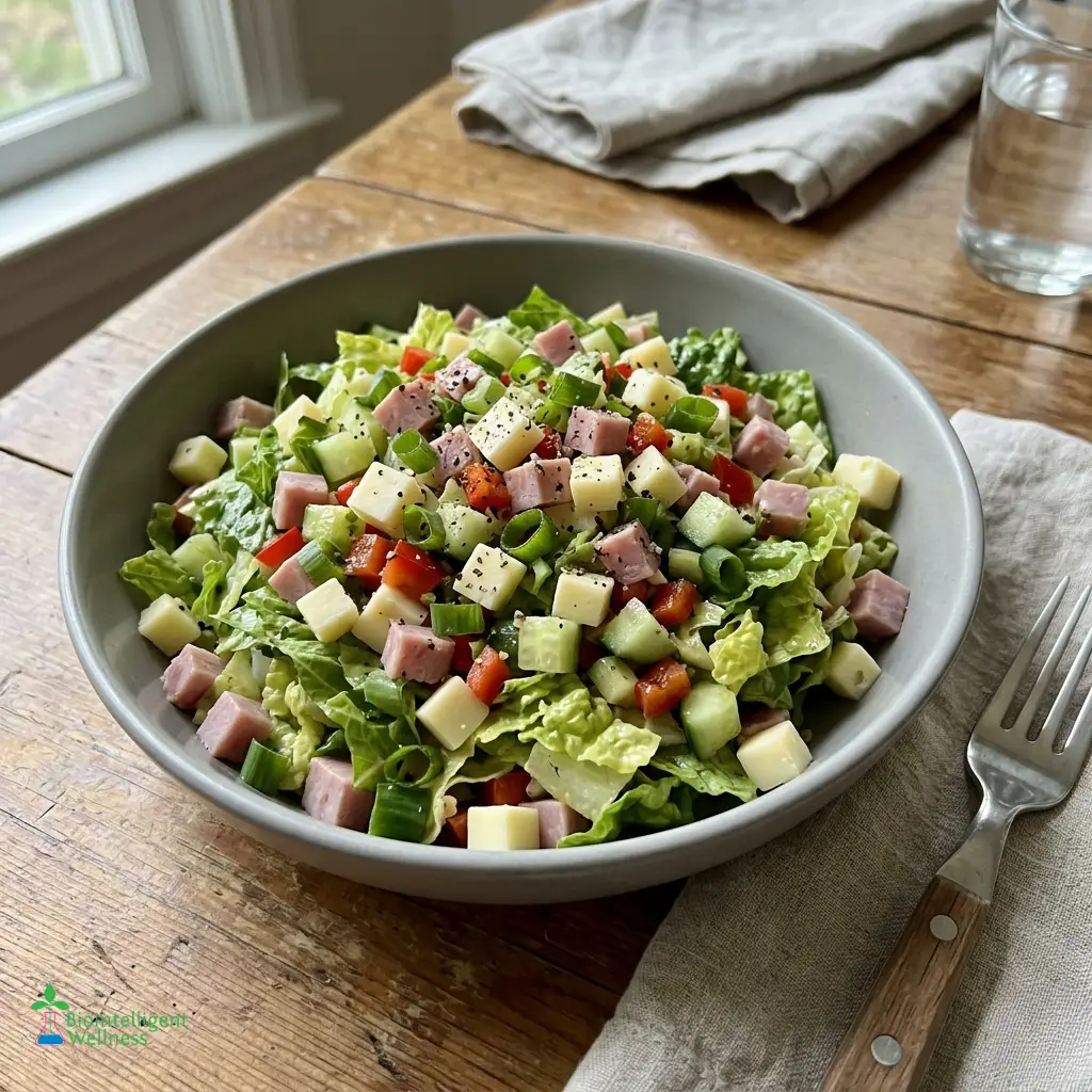Ham & Swiss Chopped Salad