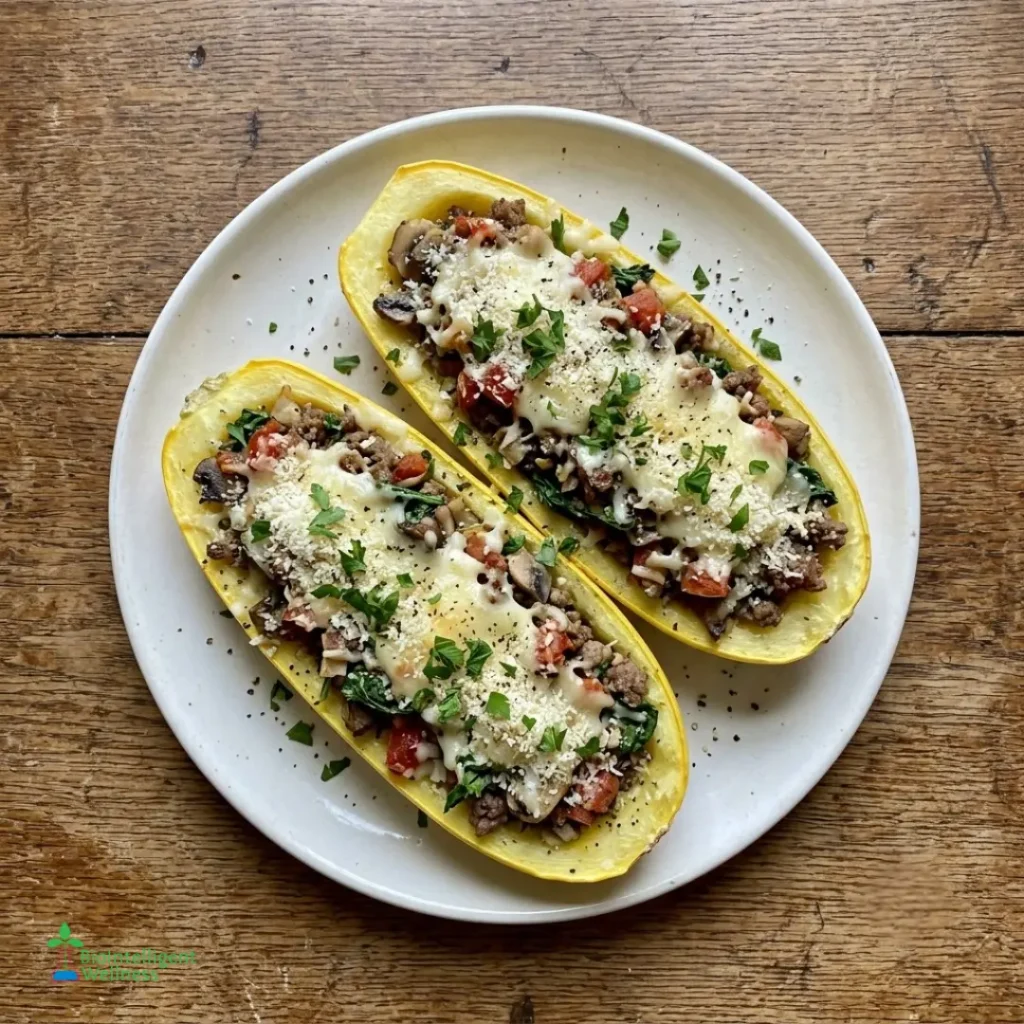 Italian Stuffed Summer Squash