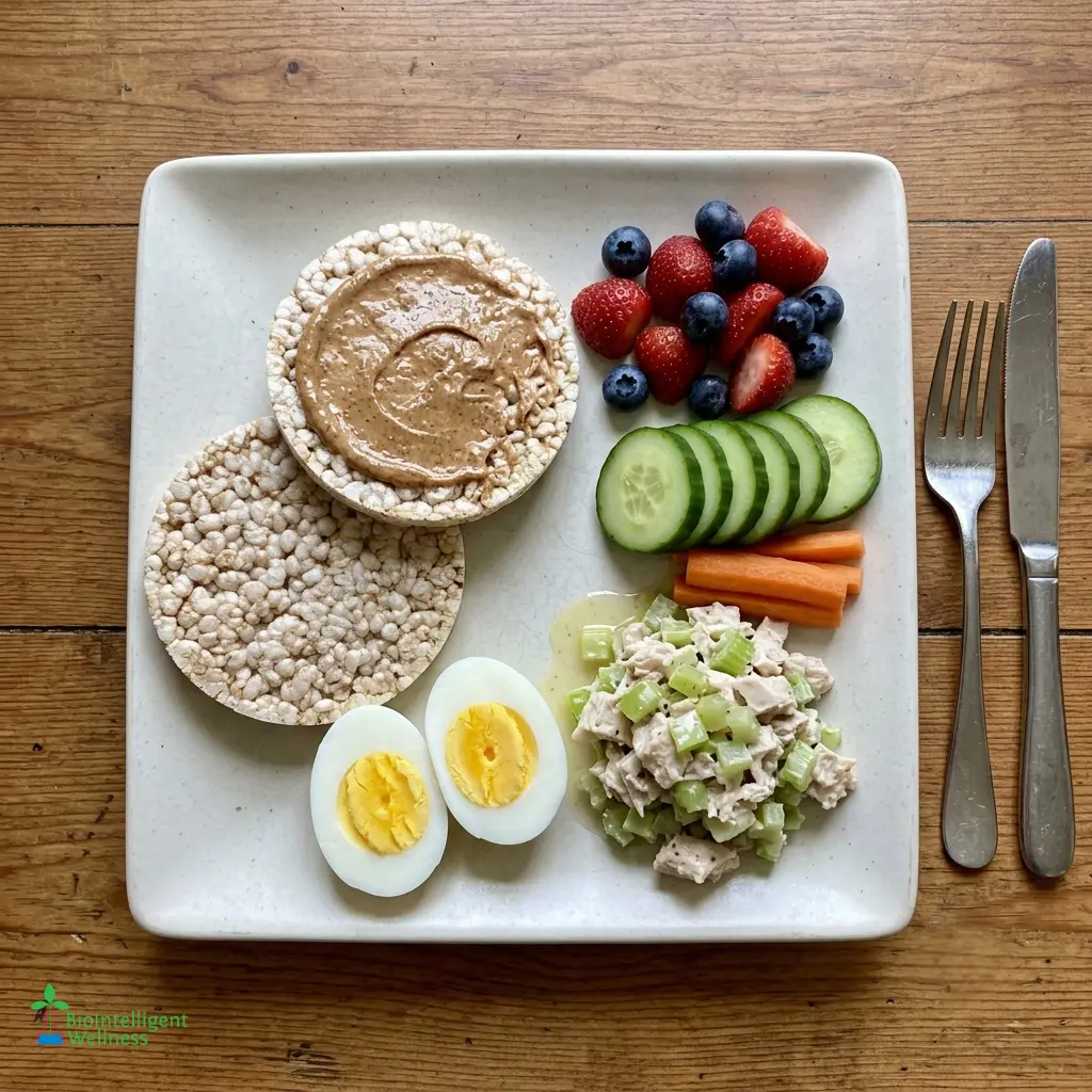 Rice Cake Lunch Plate