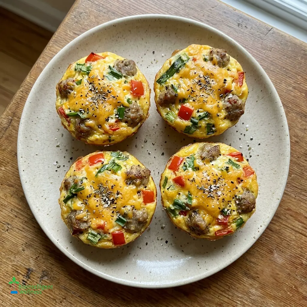 Sausage & Pepper Egg Muffins