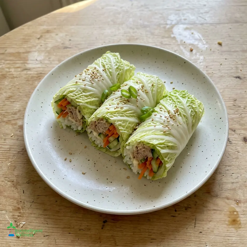 Tuna Rice Cabbage Rolls