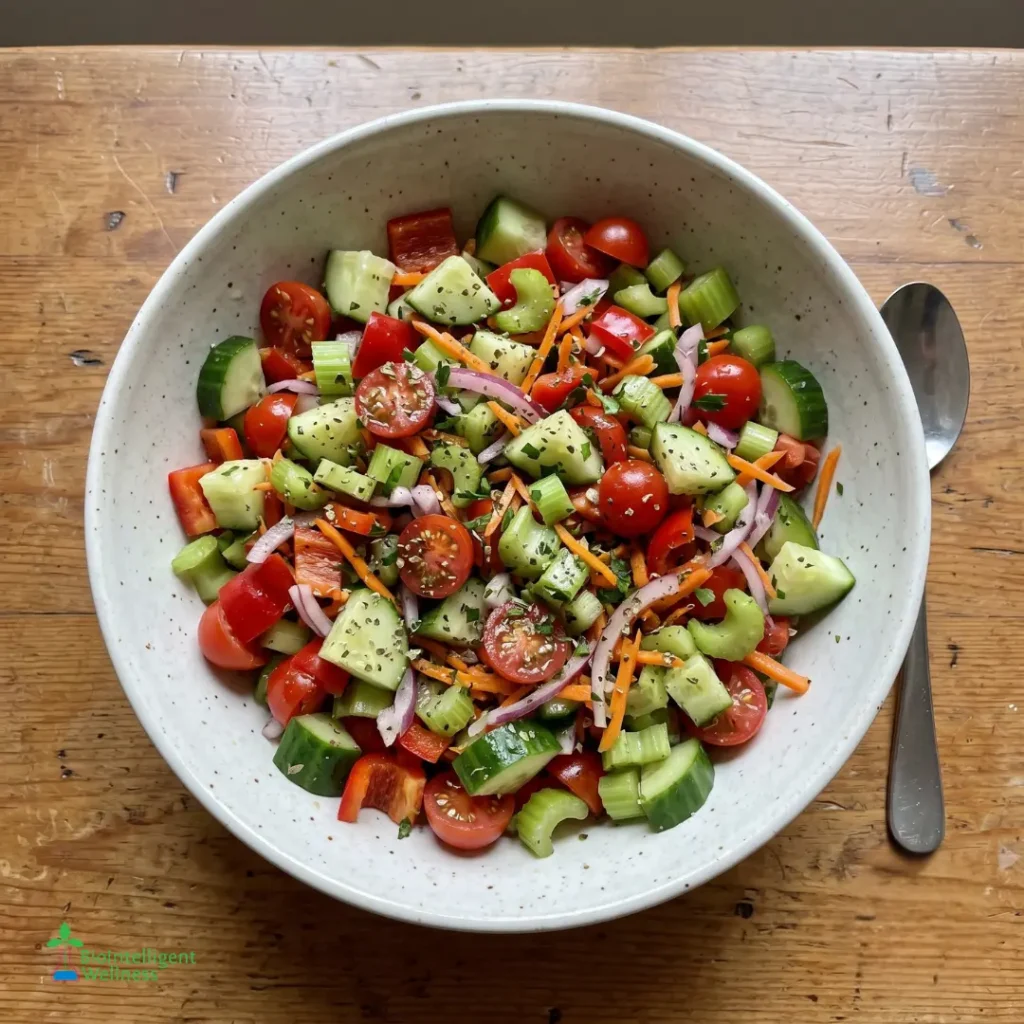 Crunchy Vinegar-Marinated Vegetable Salad