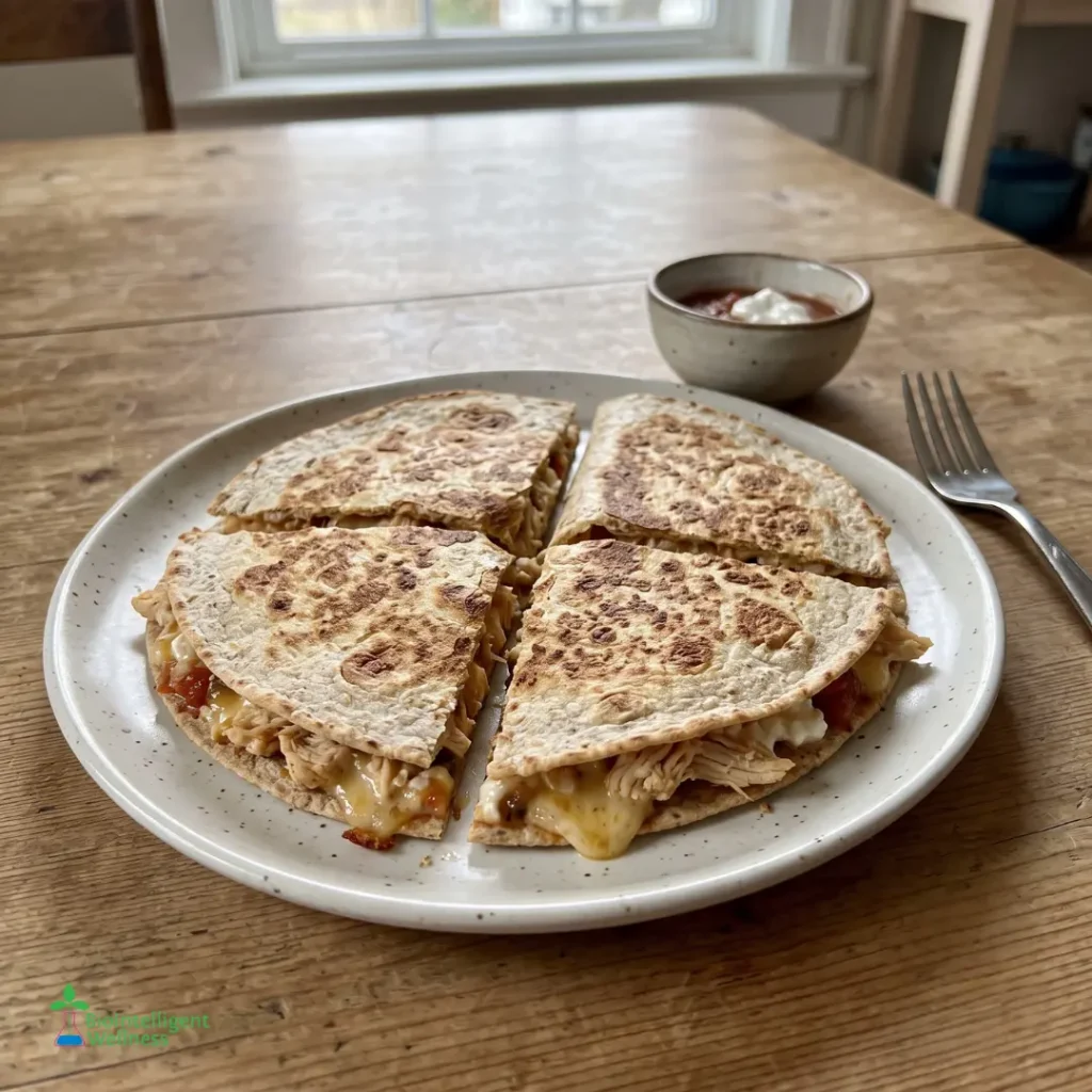 High-Protein Chicken Quesadilla