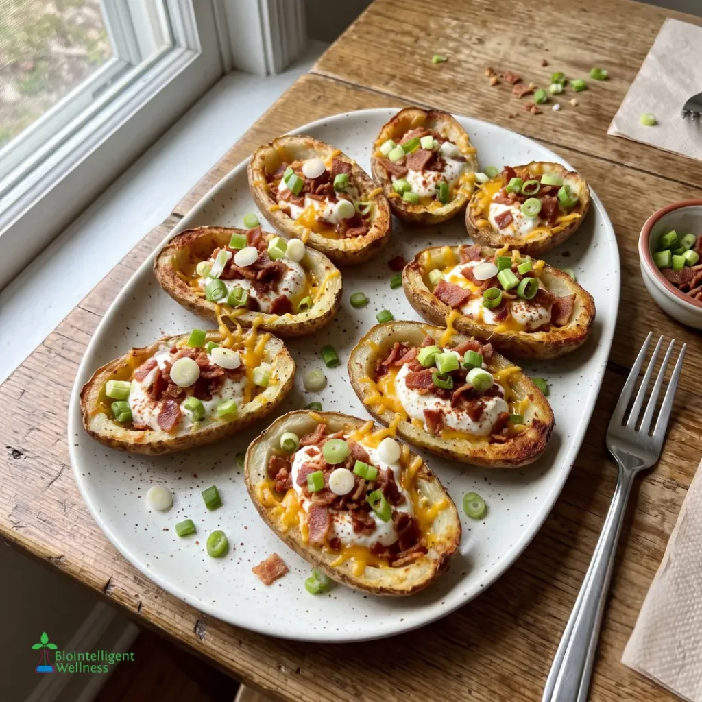 Loaded Protein Potato Skins